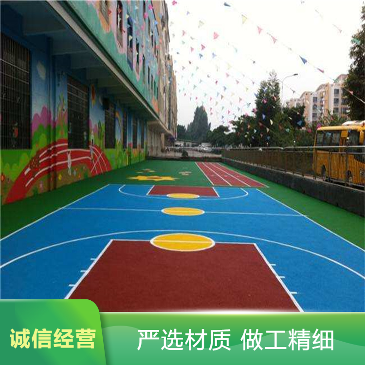 银川市硅PU塑胶地坪 - 方案